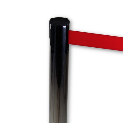 RS PRO Retractable Barrier, 2m, Red Tape