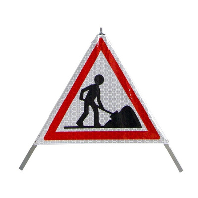 RS PRO Galvanised Steel Men at Work Tripod, H700 mm W750mm