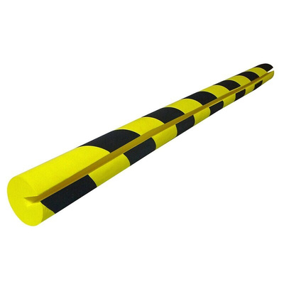 RS PRO Black, Yellow Impact Protector 750mm x 40mm 40mm