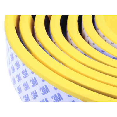 RS PRO Black/Yellow Impact Protector 5m x 60mm