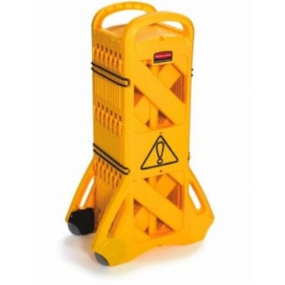 Rubbermaid Commercial Products Yellow PE Folding Barrier