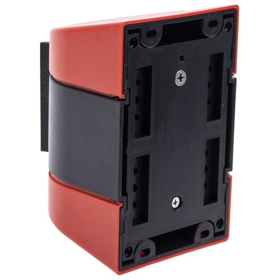 RS PRO Black & Red Polyester Retractable Barrier, Red Tape