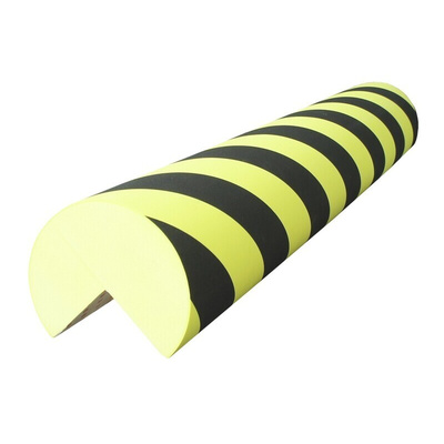 RS PRO Black, Yellow Impact Protector 1000mm x 100mm