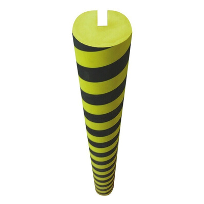 RS PRO Black, Yellow Impact Protector 1000 mm x 100mm