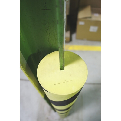 RS PRO Black, Yellow Impact Protector 1000mm x 150mm