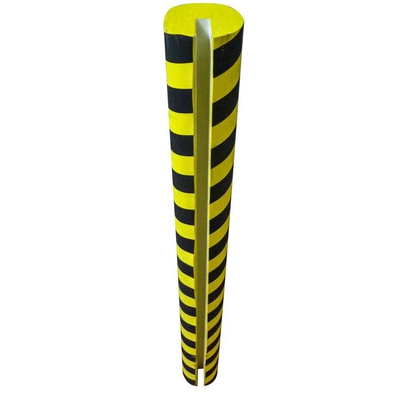 RS PRO Black, Yellow Impact Protector 1000mm x 150mm