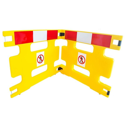 Addgards Yellow PE Folding Barrier