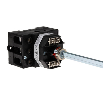 RS PRO 3P Pole DIN Rail Isolator Switch - 25A Maximum Current, 11kW Power Rating, IP65