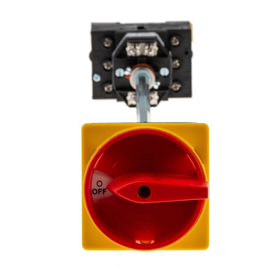 RS PRO 3P Pole DIN Rail Isolator Switch - 25A Maximum Current, 11kW Power Rating, IP65