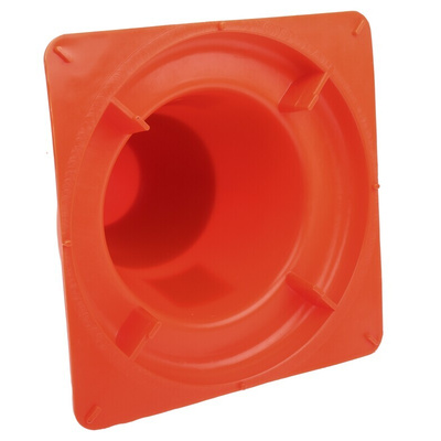 RS PRO Orange, White 300 mm PP Traffic Cone