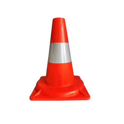 RS PRO Orange, White 300 mm PP Traffic Cone
