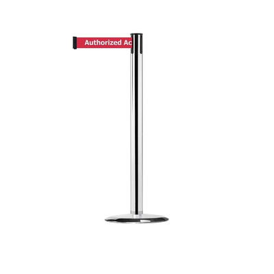Tensator Red & White Retractable Barrier, 2.3m, Red, White Tape