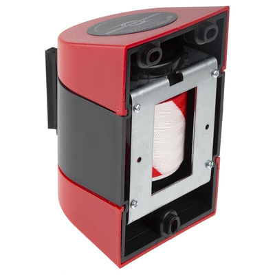 Tensator Red & White Plastic Retractable Barrier, 4.6m, Red, White Tape