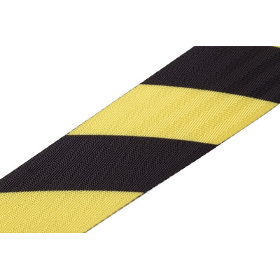 Tensator Black Plastic Retractable Barrier, 4.6m, Yellow/Black Tape