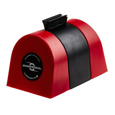 Tensator Red & White Retractable Barrier, 9m, Red, White Tape