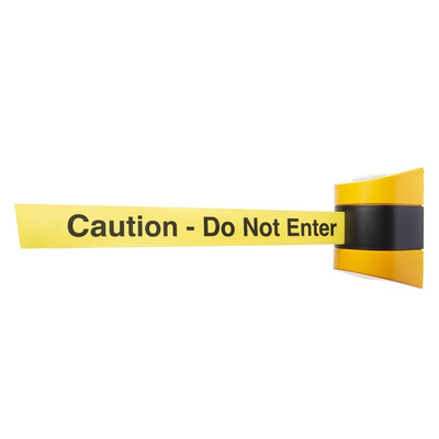 Tensator Yellow Retractable Barrier, 9m