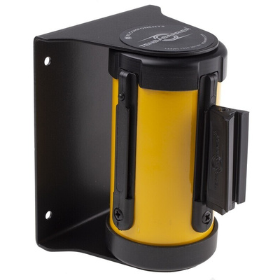 Tensator Black & Yellow Retractable Barrier, 2.3m, Yellow/Black Tape
