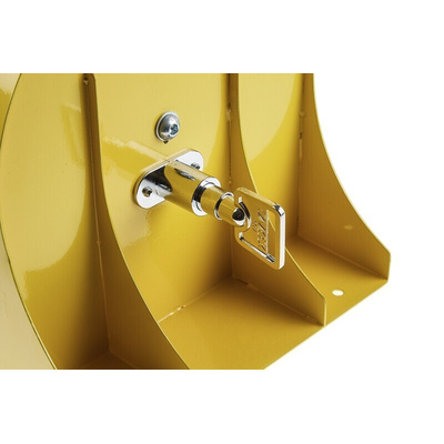Tensator Black & Yellow Retractable Barrier, 23m, Yellow/Black Tape