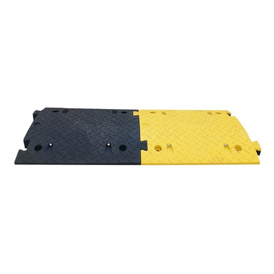RS PRO High Visibility Rubber Speed Bump, 430mm x 5 m x 50 mm, 30km/h Speed Limit