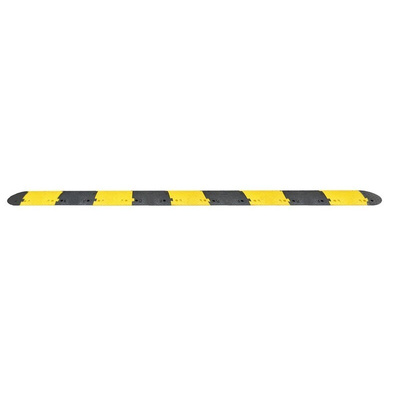 RS PRO High Visibility Rubber Speed Bump, 430mm x 5 m x 50 mm, 30km/h Speed Limit