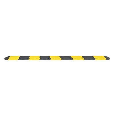 RS PRO High Visibility Rubber Speed Bump, 430mm x 5 m x 70 mm, 15km/h Speed Limit