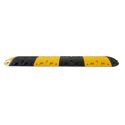 RS PRO Rubber Speed Bump, 500mm x 2.5 m x 70 mm, 15km/h Speed Limit