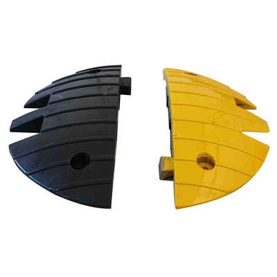 RS PRO Rubber Speed Bump, 500mm x 2.5 m x 70 mm, 15km/h Speed Limit
