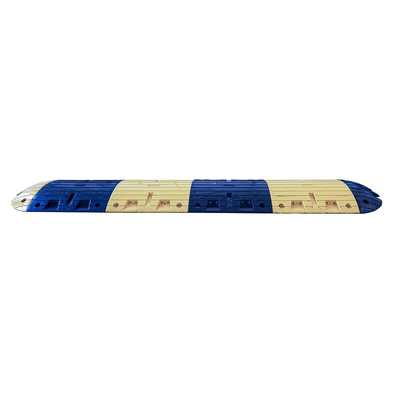 RS PRO Rubber Speed Bump, 500mm x 2.5 m x 70 mm, 15km/h Speed Limit