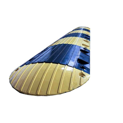 RS PRO Rubber Speed Bump, 500mm x 2.5 m x 70 mm, 15km/h Speed Limit