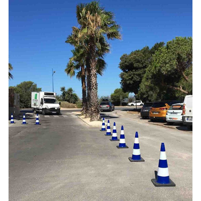 RS PRO Weighted Blue 90 cm PVC Traffic & Safety Cone