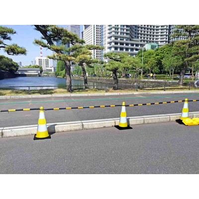 RS PRO Black, Yellow Plastic Bar