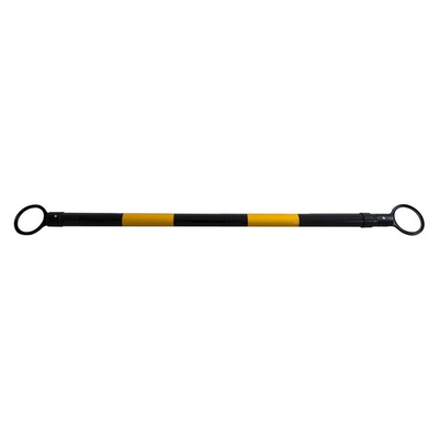 RS PRO Black, Yellow Plastic Bar