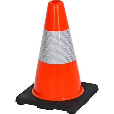RS PRO Weighted Orange 300 mm PVC Traffic Cone
