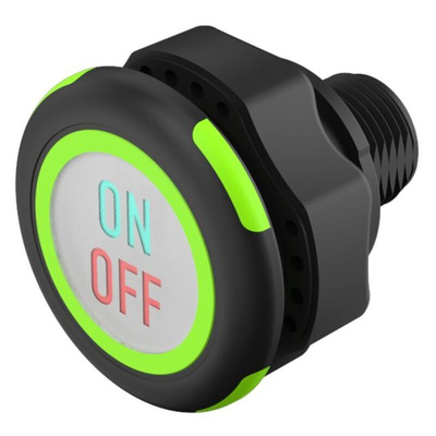 EAO Capacitive Switch NO,Illuminated, Red/Green, IO-Link, IP69K