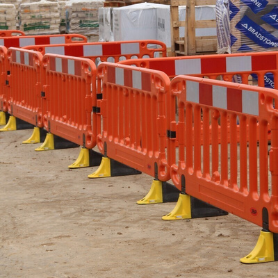 JSP Orange Polyethylene Traffic Barrier