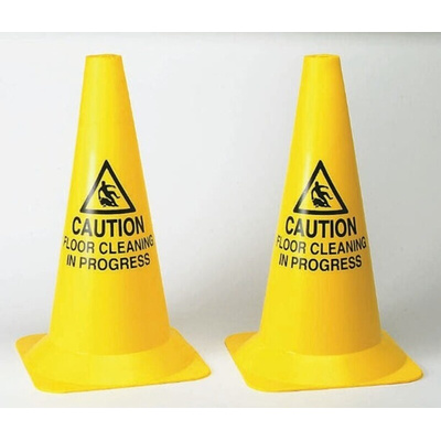 JSP Yellow 500 mm PVC Safety Cone