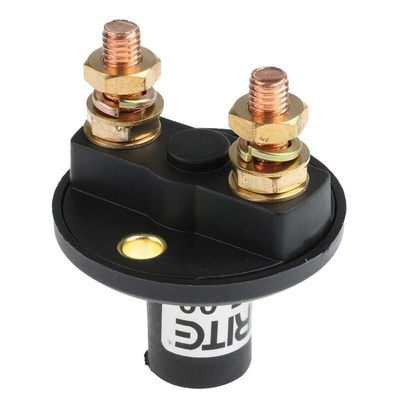 RS PRO Panel Mount Battery Isolator Switch - 100A Maximum Current, IP43