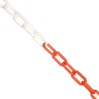 JSP Red & White Polyethylene Chain Barrier, 25m