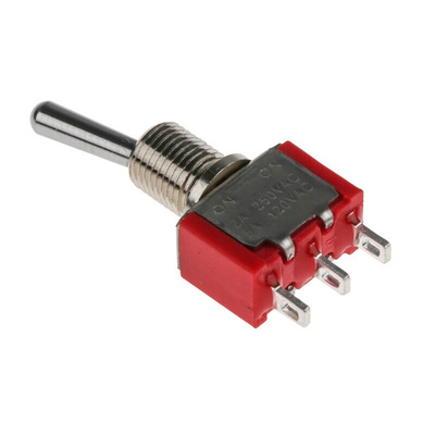 RS PRO Toggle Switch, Panel Mount, On-On, SPDT, Solder Terminal