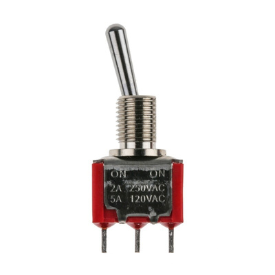 RS PRO Toggle Switch, Panel Mount, On-On, SPDT, Solder Terminal