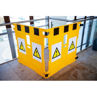 Addgards Yellow PE Folding Barrier