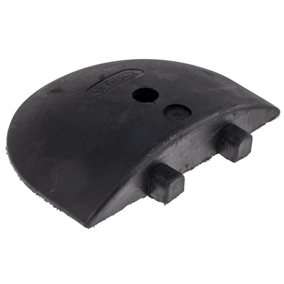 RS PRO Rubber Speed Bump End Cap, 300mm x 250 mm x 55 mm, 30km/h Speed Limit