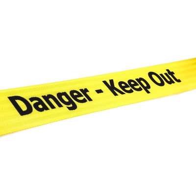 Tensator Yellow Stainless Steel Retractable Barrier, 4.6m, Yellow Tape
