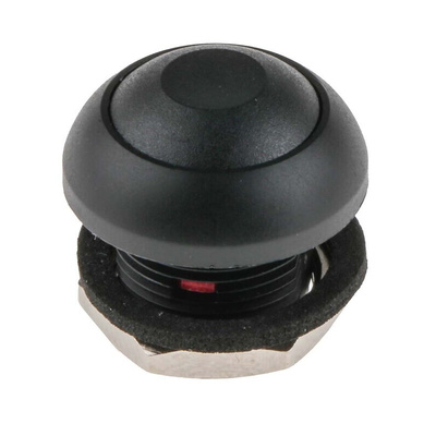 RS PRO Miniature Push Button Switch, Momentary, Panel Mount, 13.6mm Cutout, SPST, 32/50/125V ac, IP67