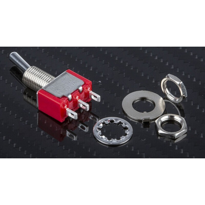 RS PRO Toggle Switch, Panel Mount, On-On, SPDT, Solder Terminal