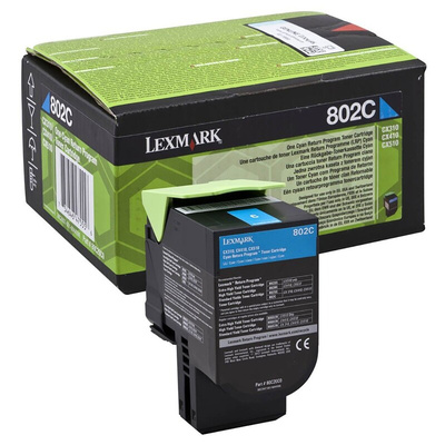 Lexmark 80C20C0 Cyan Toner, Lexmark Compatible