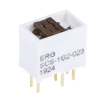 ERG 1 Way Through Hole DIP Switch DPDT