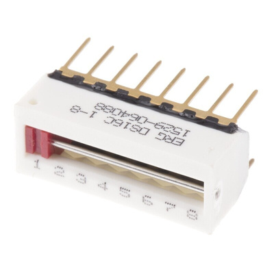 ERG 8 Way Through Hole DIP Switch 8P
