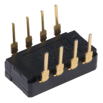 Omron 4 Way Through Hole DIP Switch 4PST