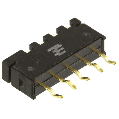 TE Connectivity 4 Way Through Hole SIP Switch 4PST